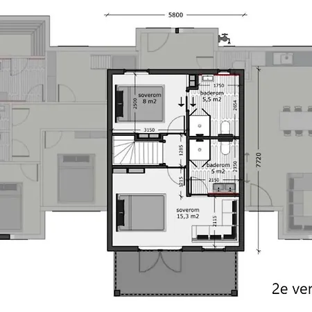 ヴィラ Vradal Nordlys Eidstod